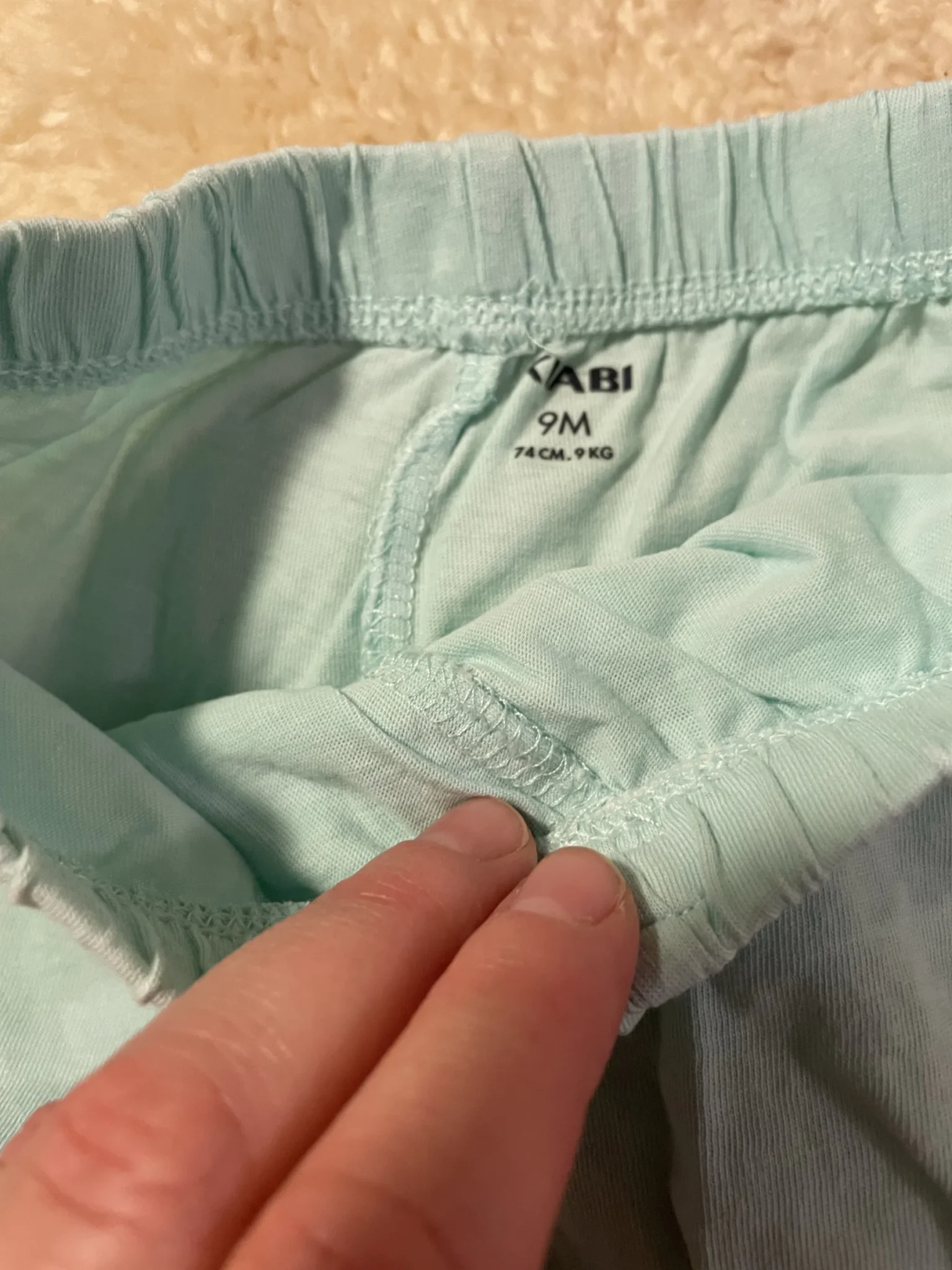 Image for Kiabi lightweight shorts, size 9 months