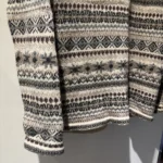Thumbnail for Vintage Item and Co cardigan – 100% wool – Fair Isle Nordic pattern