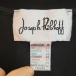 Thumbnail for Joseph Ribkoff Black Asymmetrical Sleeveless Tunic Top, Style 161060