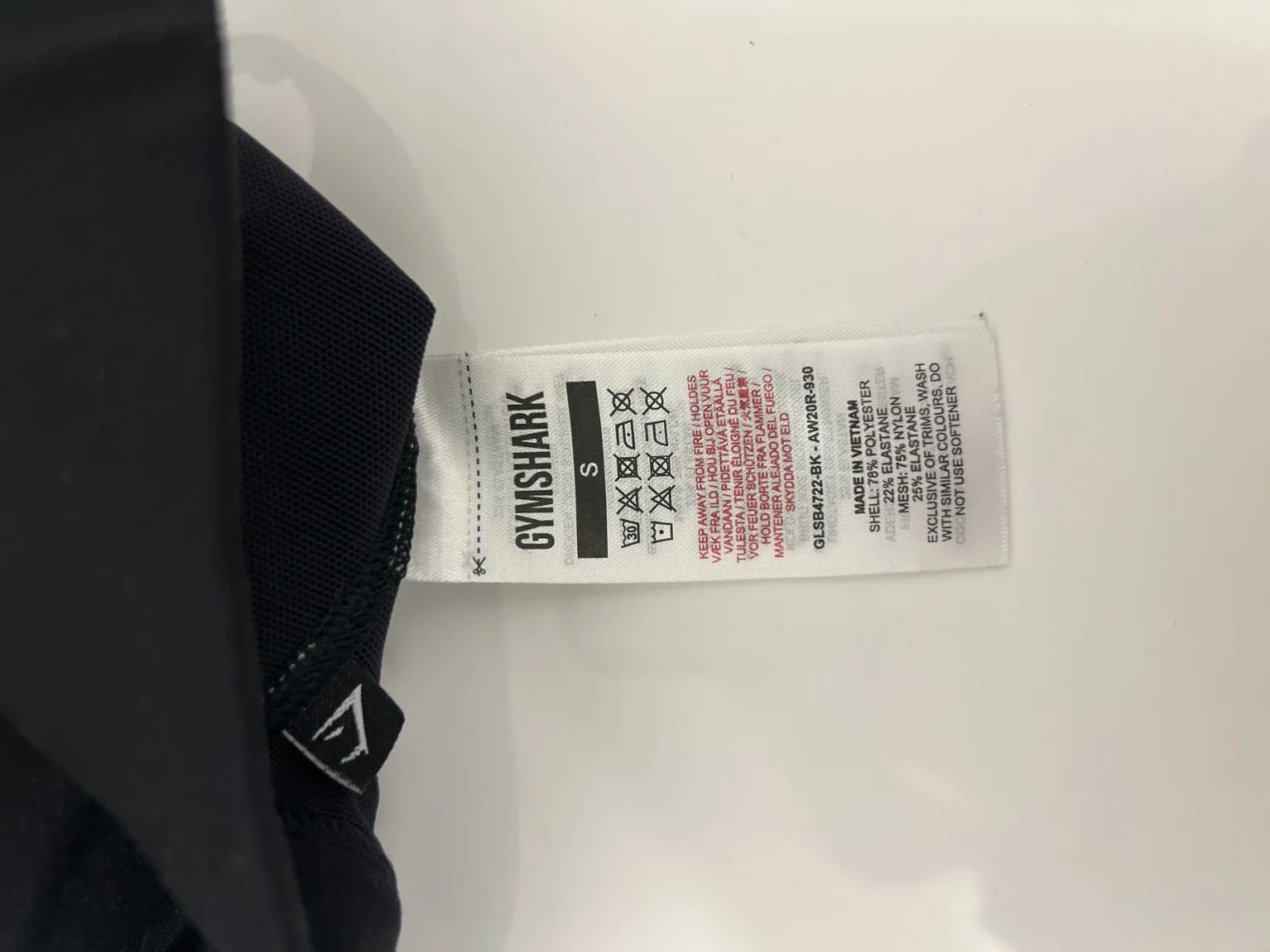 Image for Gymshark sports top
