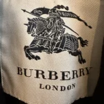 Thumbnail for Genuine Burberry London pea coat, virgin wool and cashmere, navy blue – US size 8