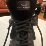 Thumbnail for Voile Blanche leather and sheepskin ankle boots, black, platform – size 39 – never worn