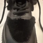 Thumbnail for Voile Blanche leather and sheepskin ankle boots, black, platform – size 39 – never worn