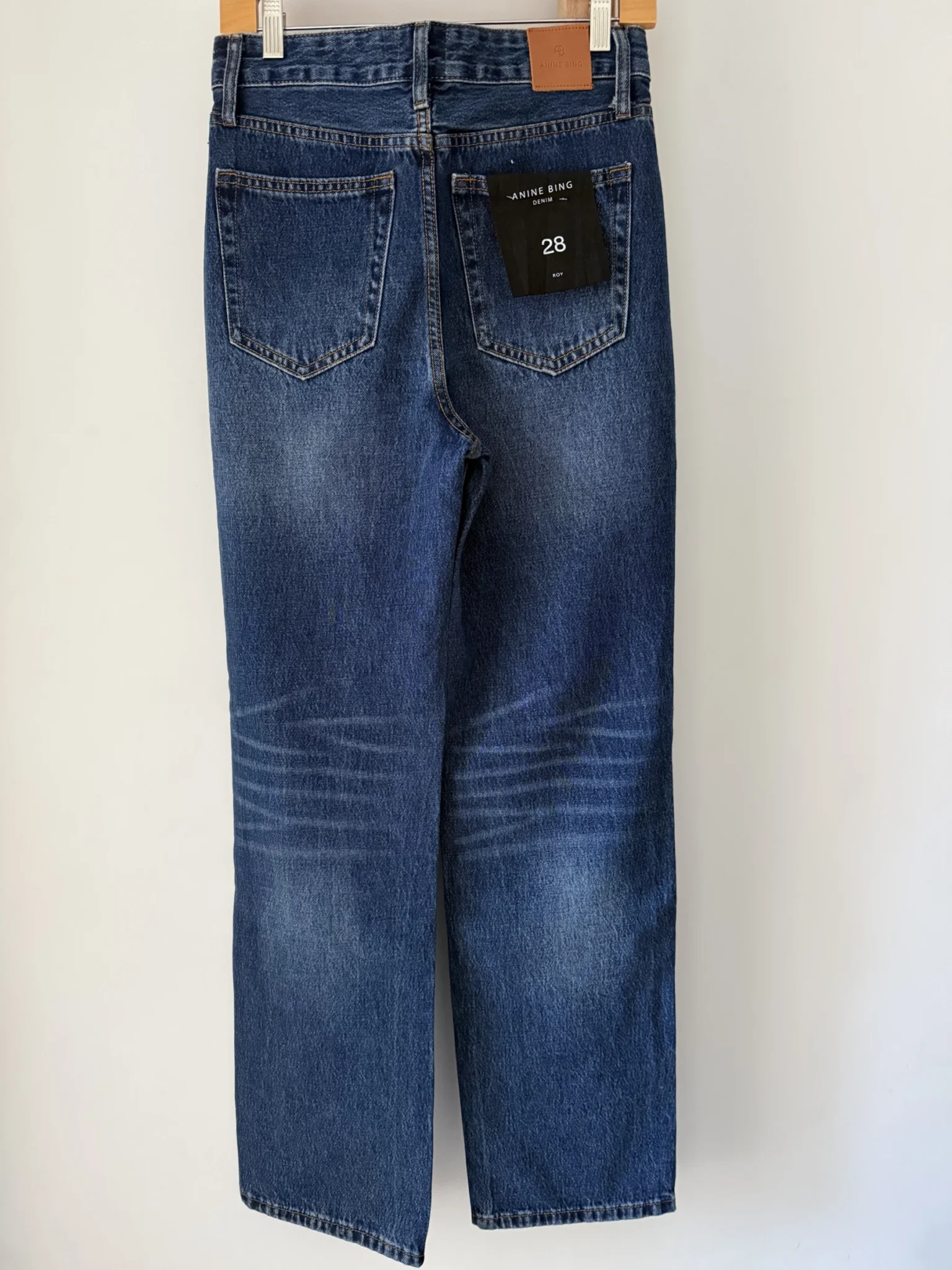 Image for Anine Bing “Roy” high-waisted jeans
