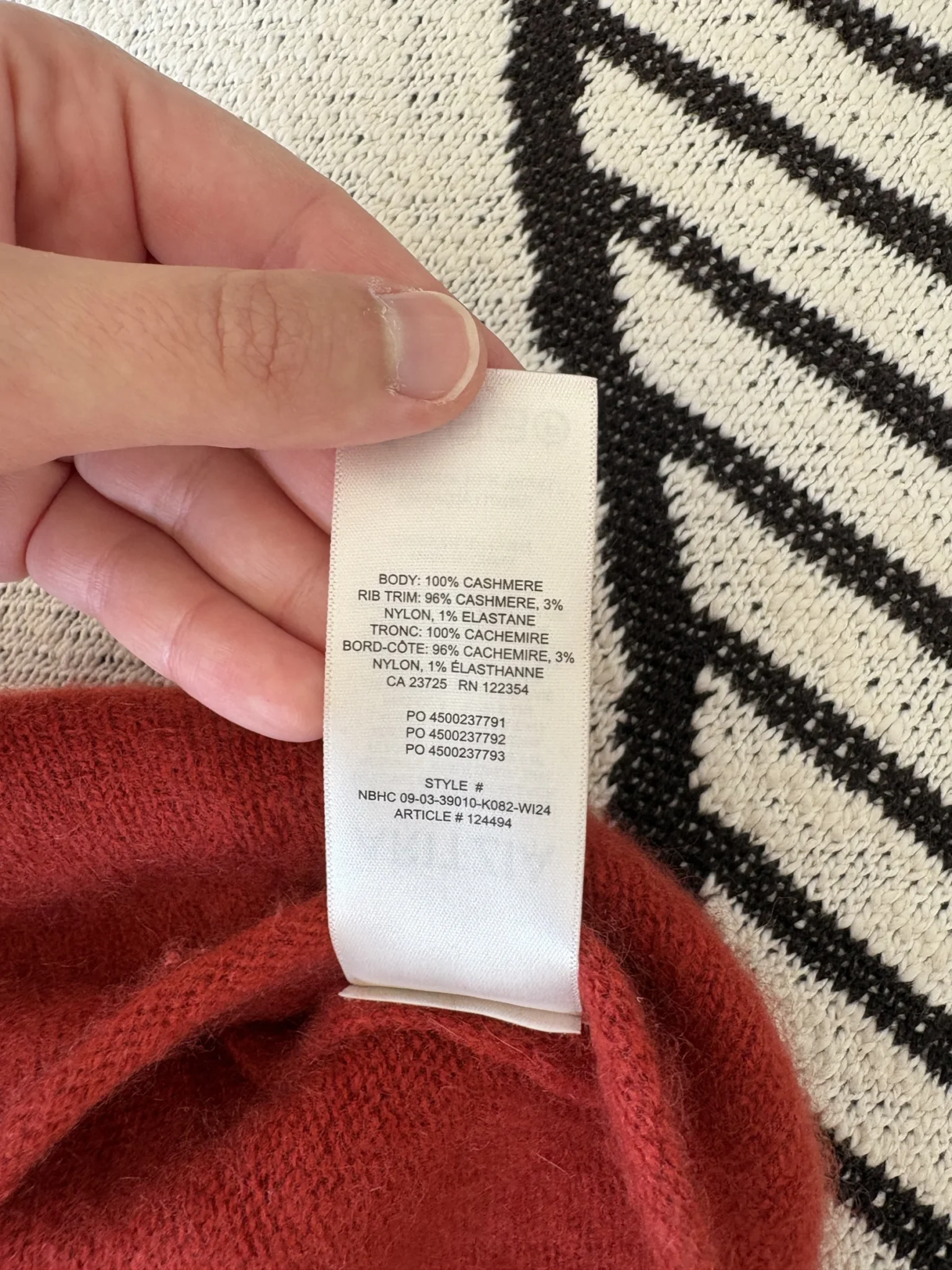 Image for Aritzia cashmere jumper