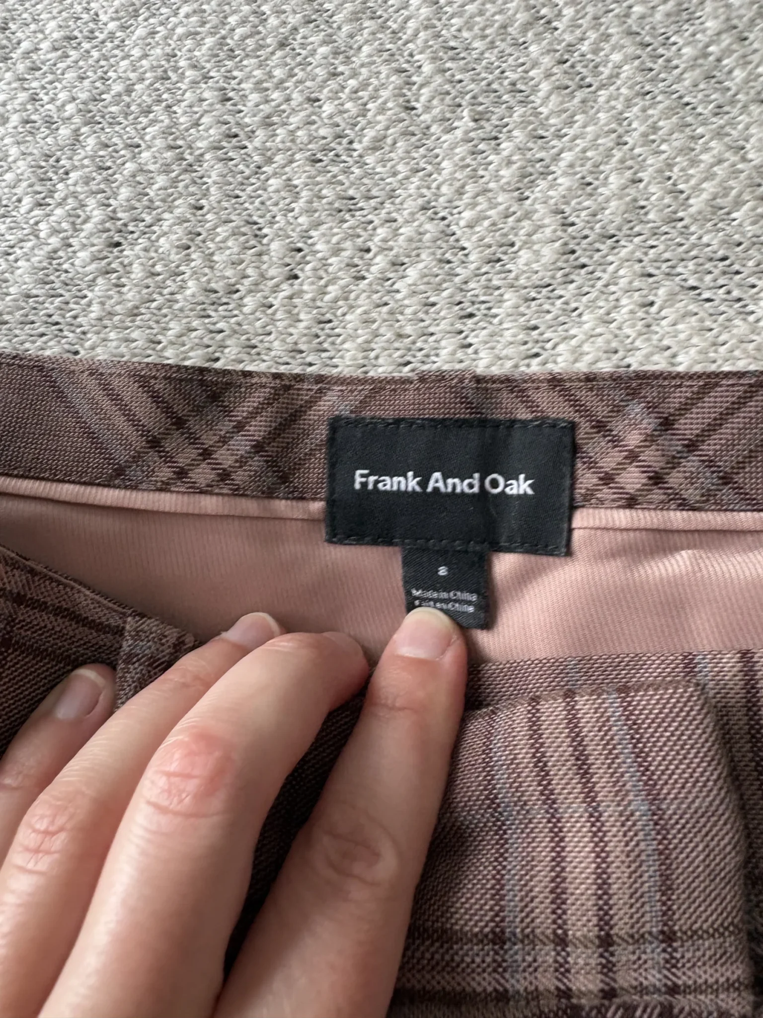 Image for Frank and Oak Trousers