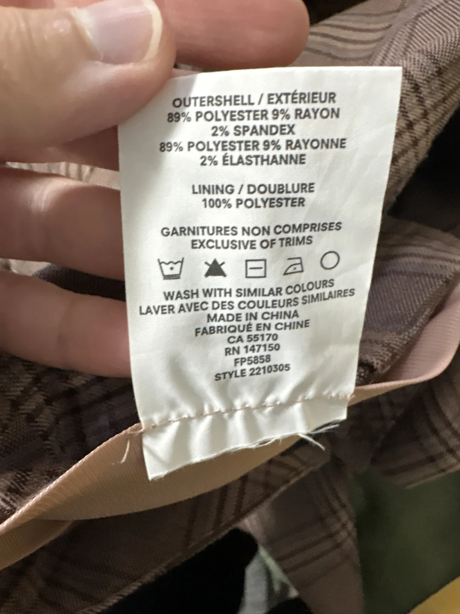 Image for Frank and Oak Trousers