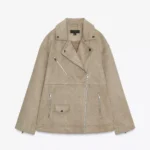 Featured thumbnail for Zara jacket in medium tan suede