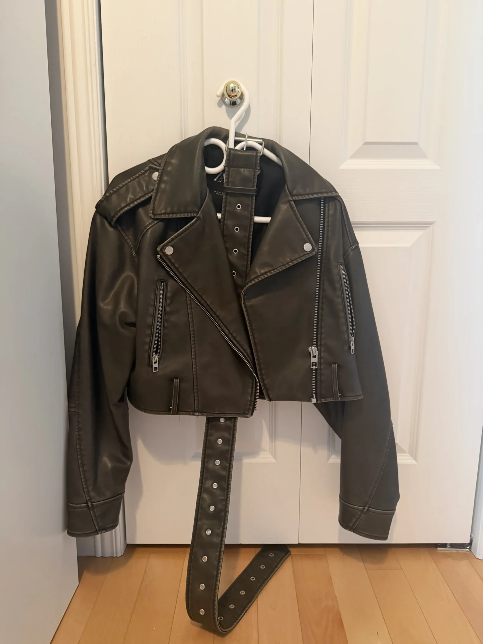 Image for Zara Viral Jacket, khaki, women’s, size small