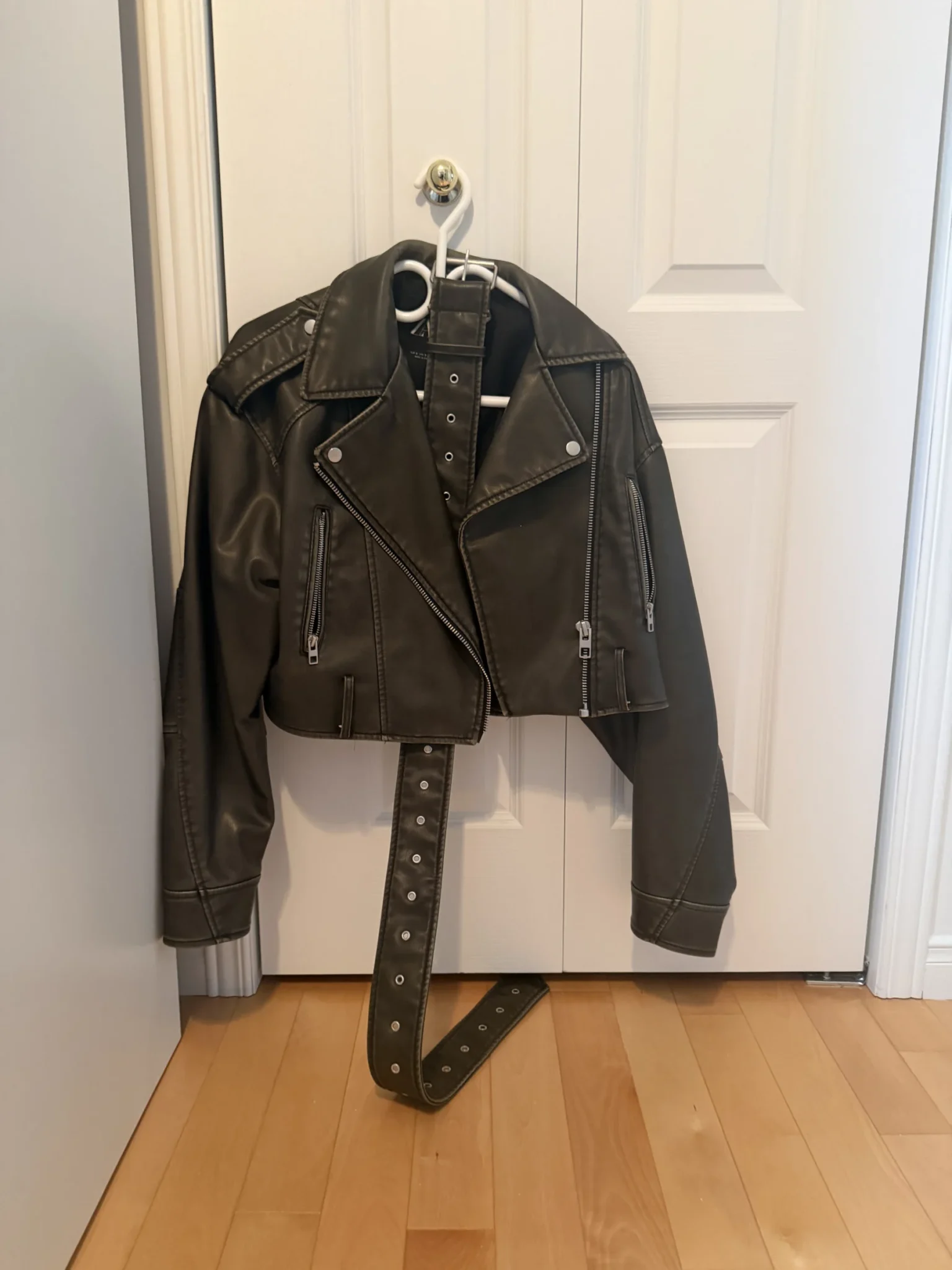 Image for Zara Viral Jacket, khaki, women’s, size small