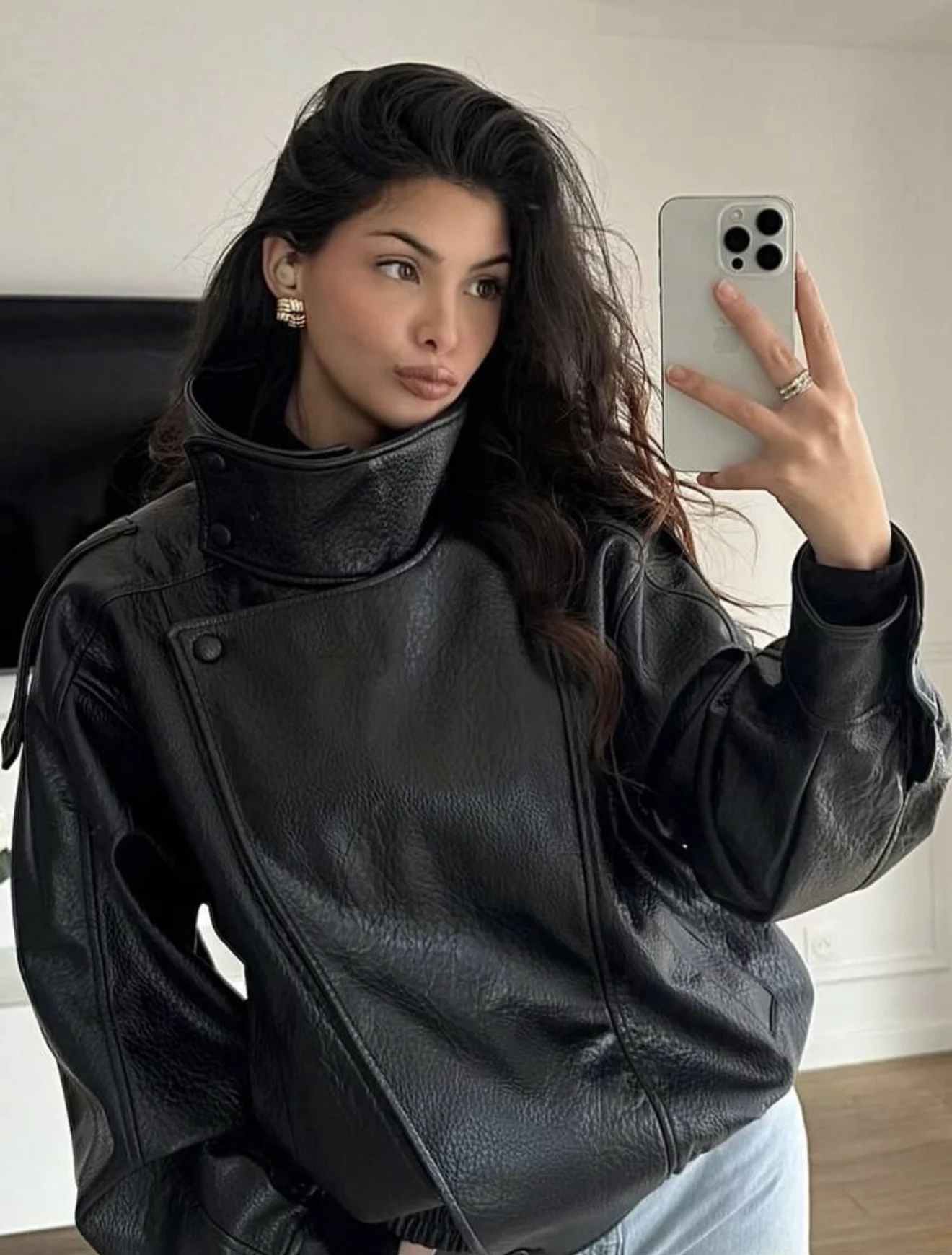 Viral Jacket, women’s, medium, black *Other seconde main