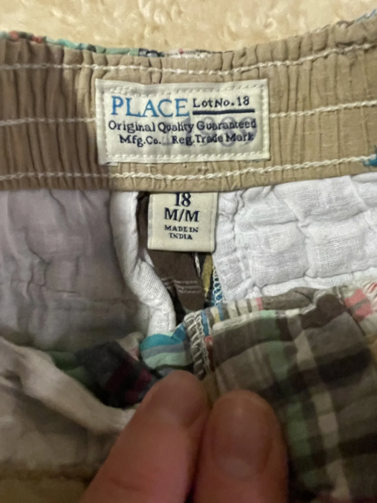 Image for Unisex Bermuda shorts, size 18 months