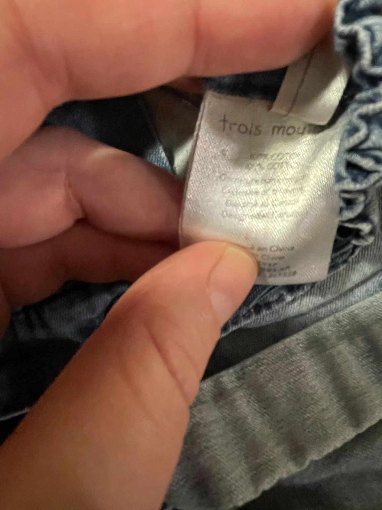 Image for Ultra-lightweight denim shorts for baby girls, 12 months