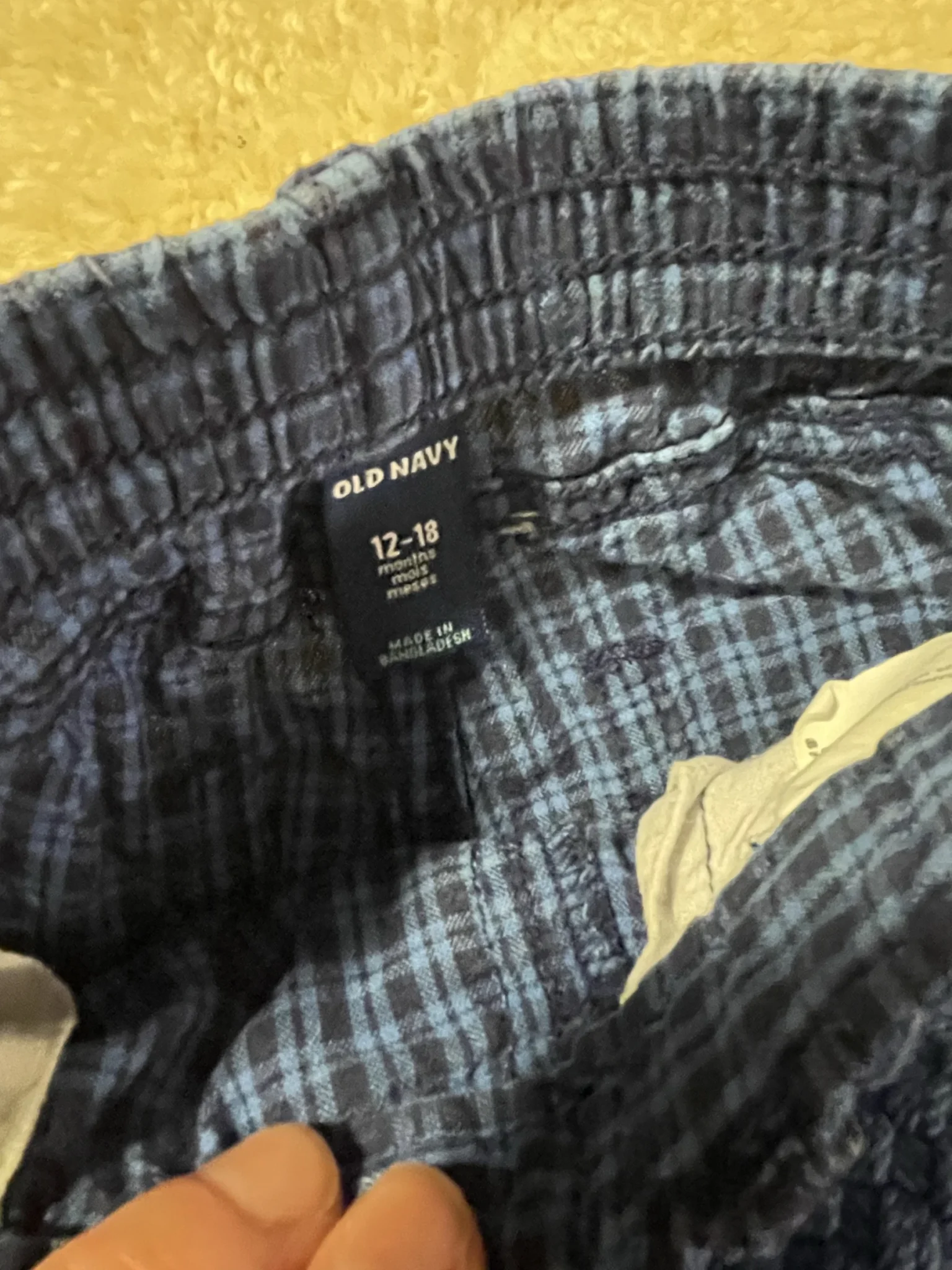 Image for Unisex blue Bermuda shorts, sizes 12–18