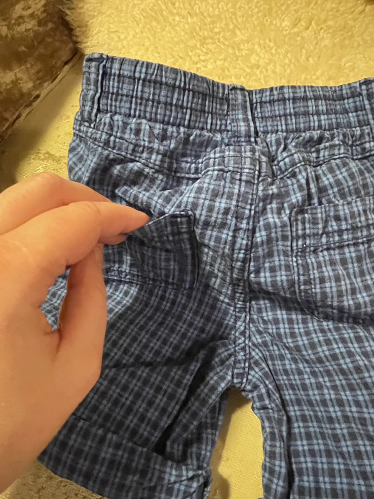 Image for Unisex blue Bermuda shorts, sizes 12–18