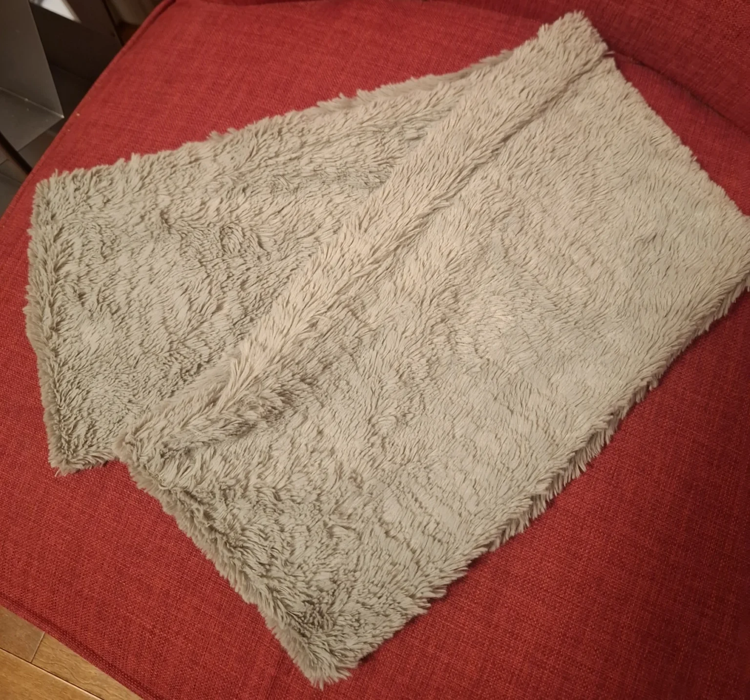 Image for Warm grey winter scarf