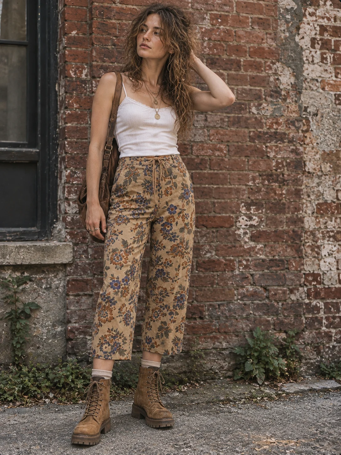 Vintage floral capri pants by Lauren Ralph Lauren, Petite size 6 Ralph Lauren seconde main