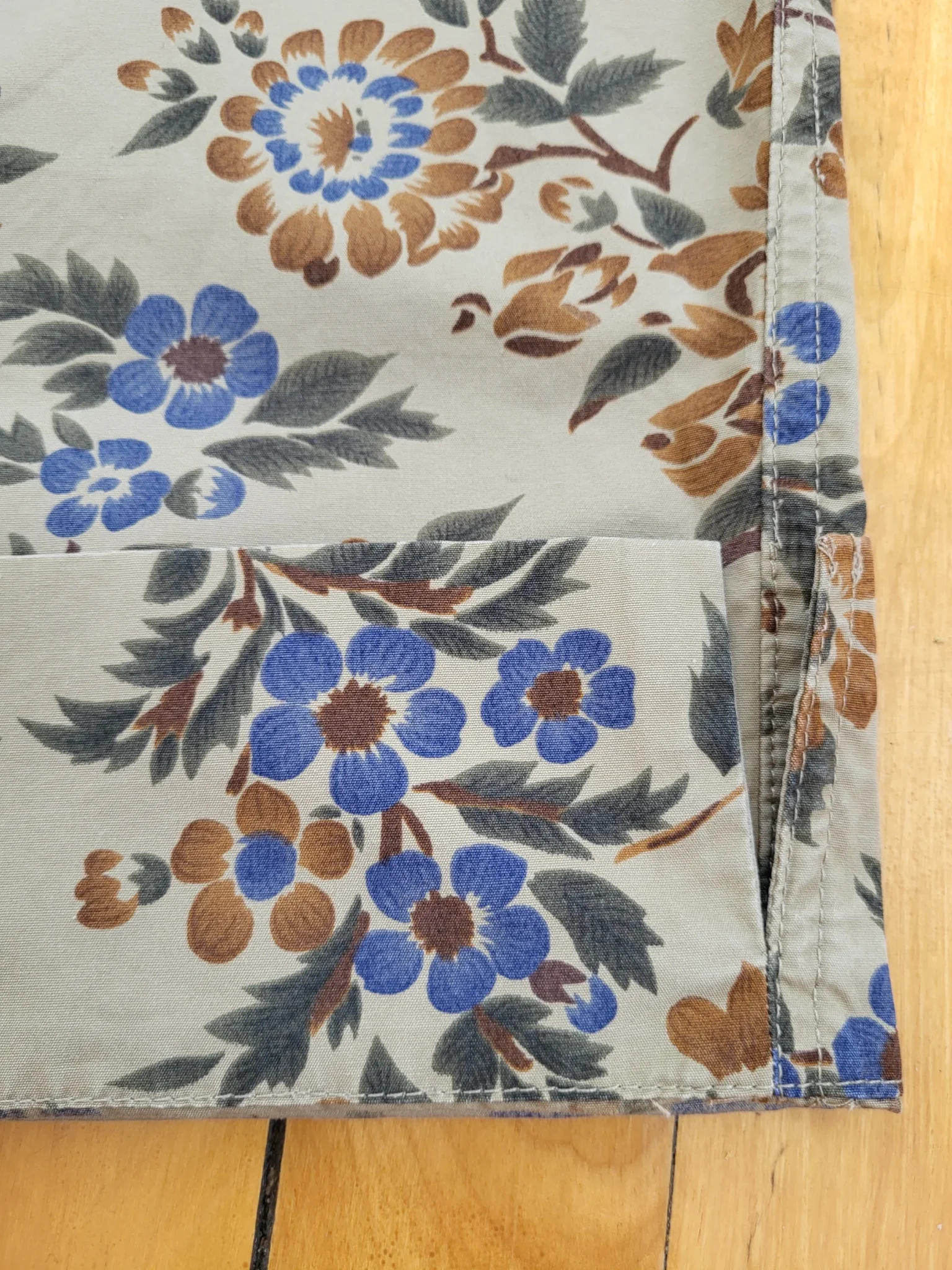 Image for Pantalon capri fleuri vintage Lauren Ralph Lauren Petite taille 6