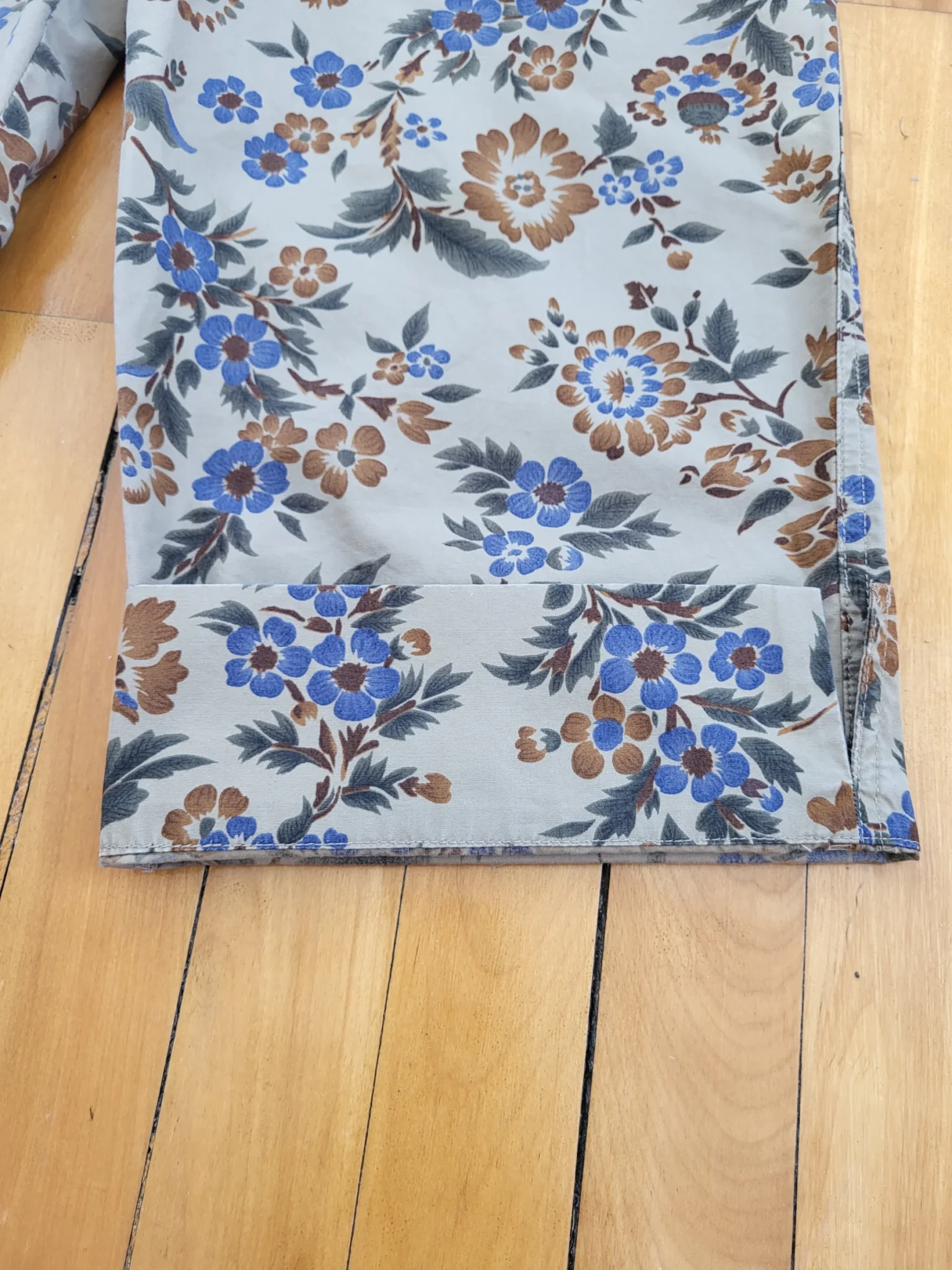 Image for Pantalon capri fleuri vintage Lauren Ralph Lauren Petite taille 6