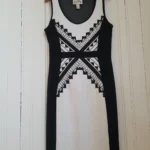 Thumbnail for Black and White Joseph Ribkoff Dress, Size 12