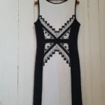 Thumbnail for Black and White Joseph Ribkoff Dress, Size 12