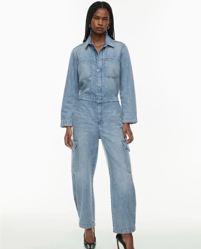 Featured image for Forum denim jumpsuit