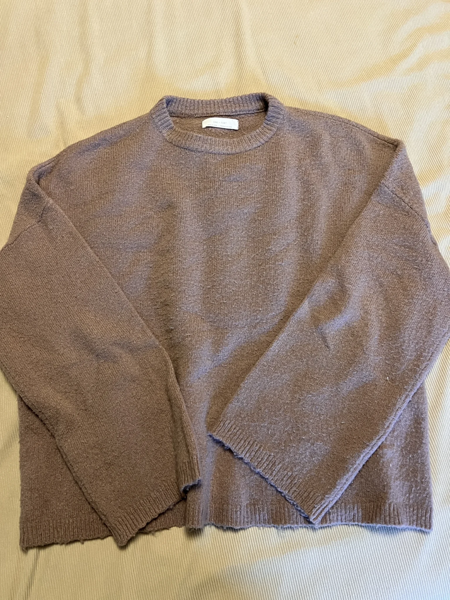 Featured image for Oak + Fort pink jumper