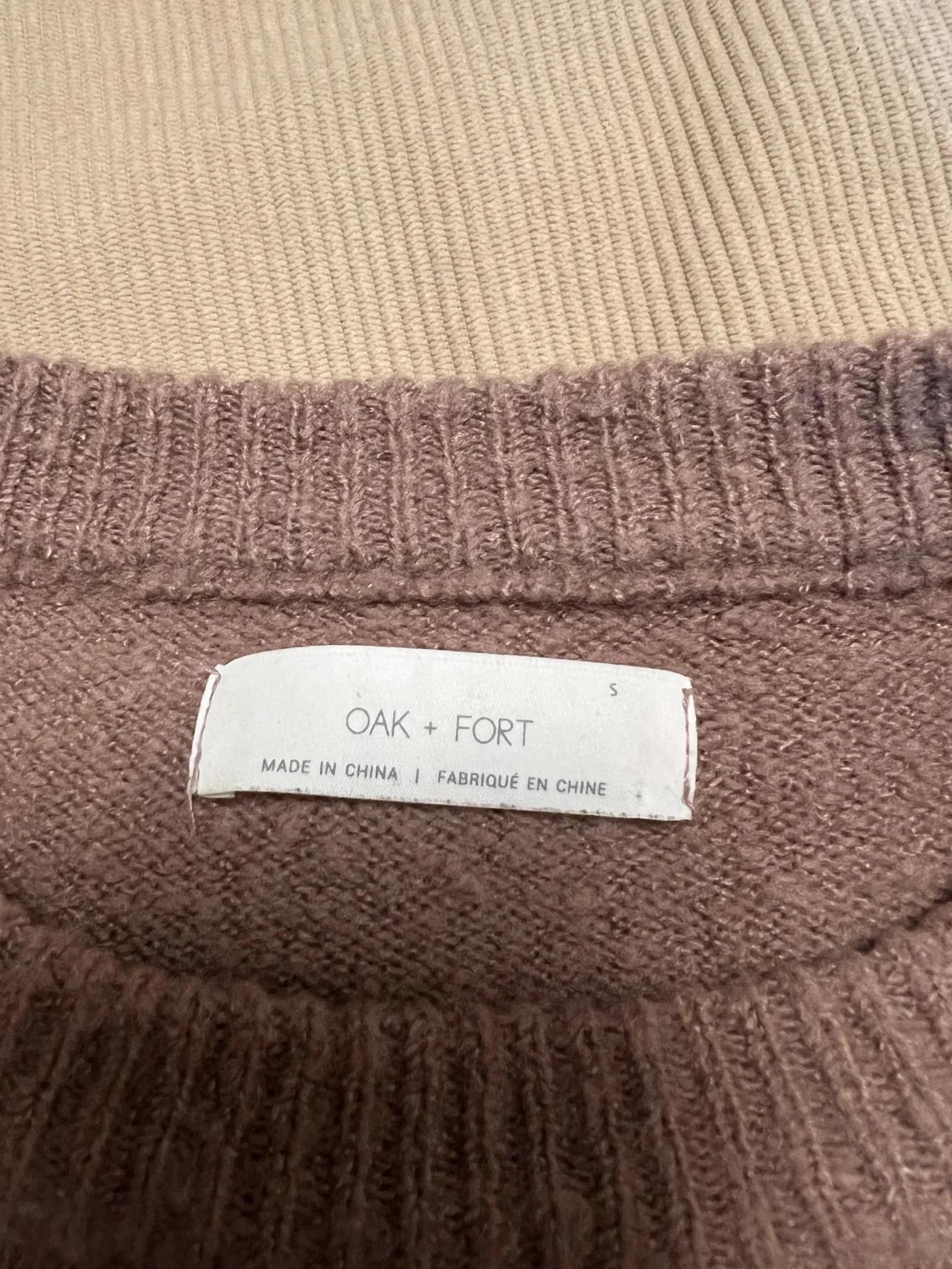 Image for Oak + Fort pink jumper