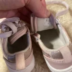 Thumbnail for Flat running shoes for babies with a side zip