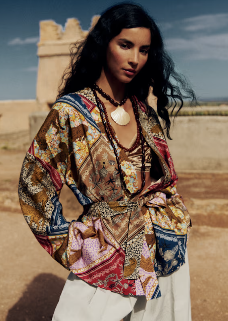 Sezane x Inoui Editions Kimono Sézane seconde main