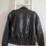 Thumbnail for Aritza vegan leather bomber jacket – Small – Mocha brown
