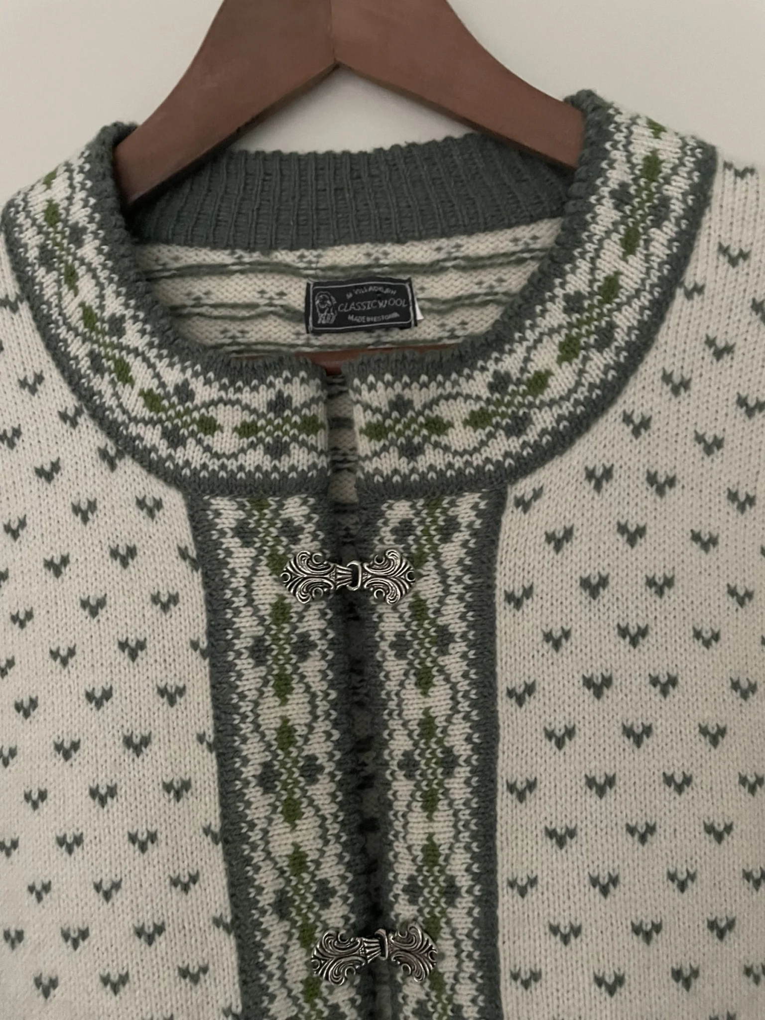 Image for Nordic wool cardigan, XL