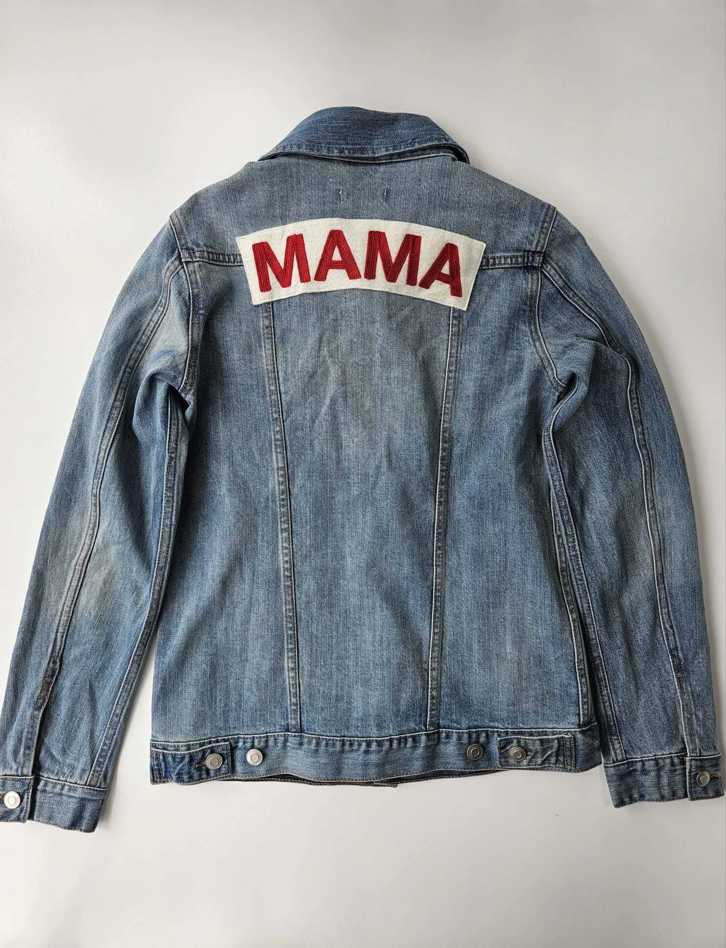 Ingrid & Isabel MAMA Maternity Denim Jacket XS Light Wash Stretch Jean Jacket Isabel Marant seconde main