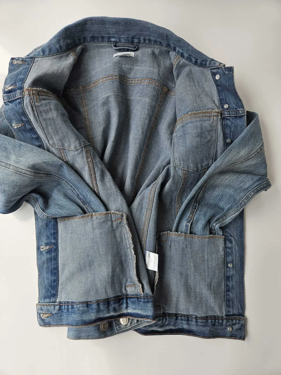 Image for Ingrid & Isabel MAMA Maternity Denim Jacket XS Light Wash Stretch Jean Jacket