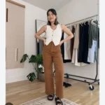 Featured thumbnail for Jeans Le CROP Sézane