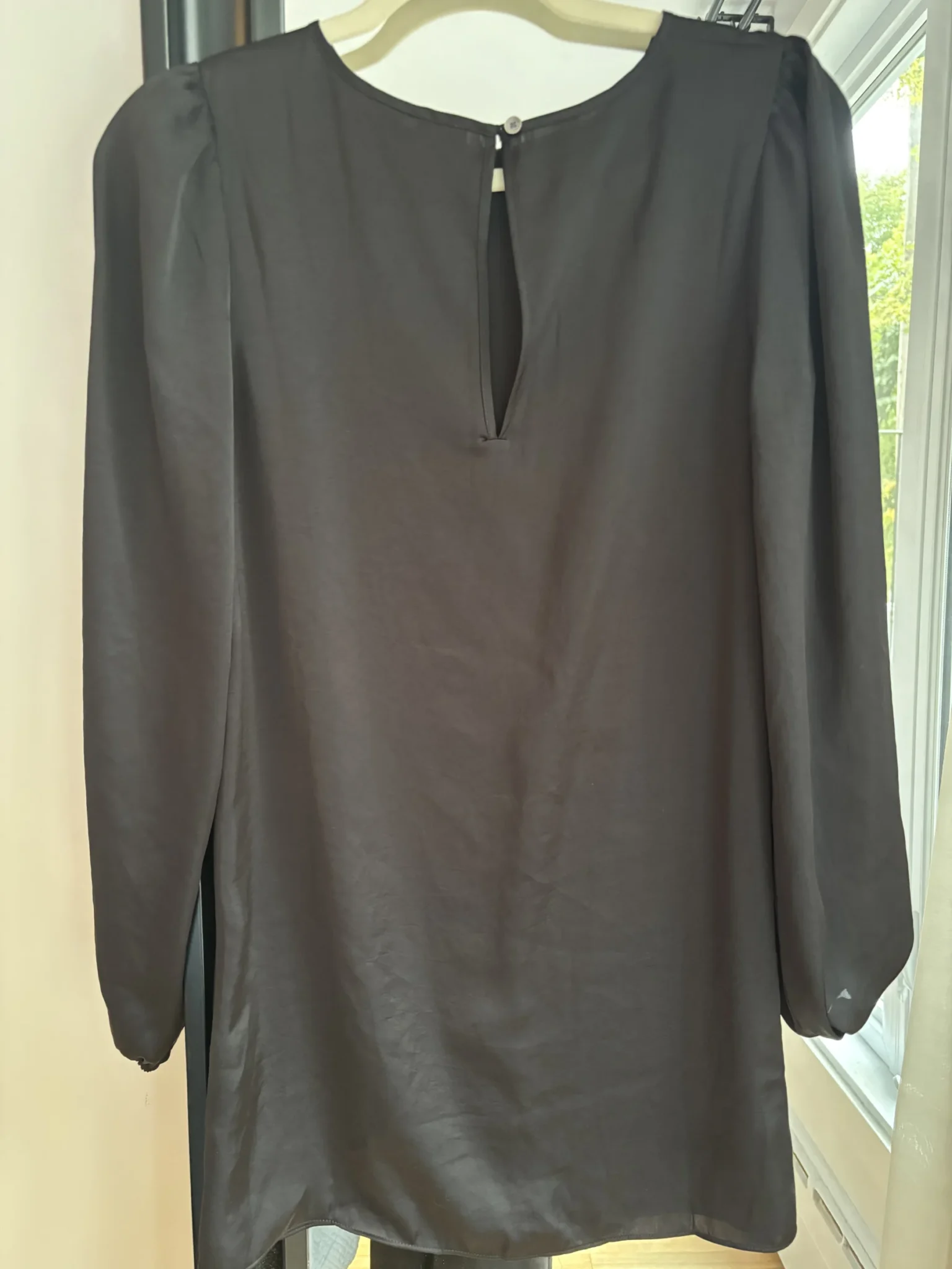 Image for Wilfred black satin dress