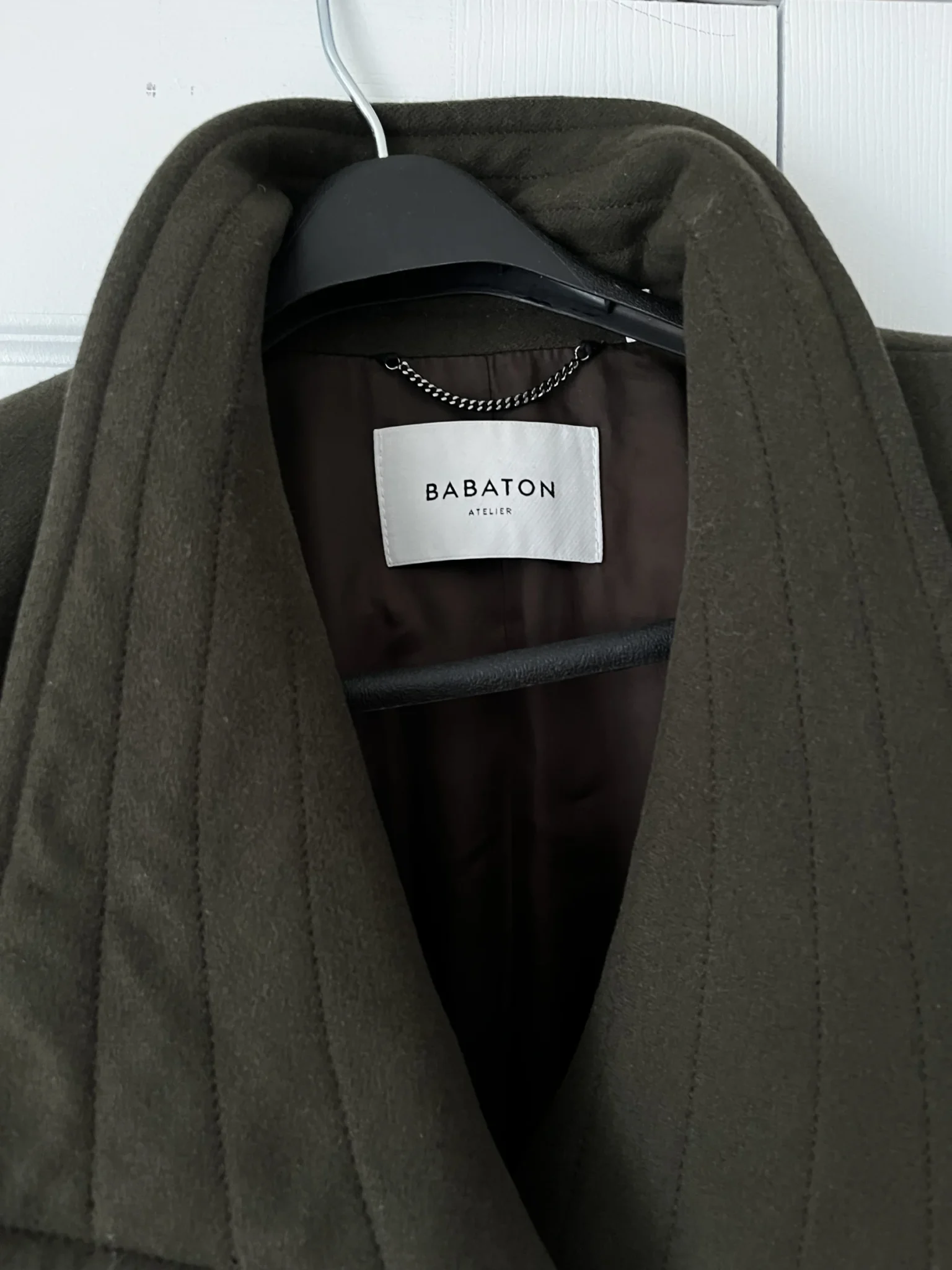 Image for Aritzia Babaton Atelier coat – Medium – Khaki green