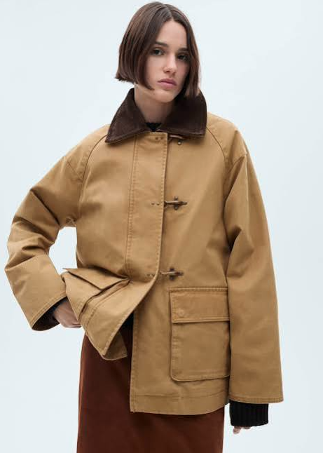 Oversized Barn Jacket Mango seconde main
