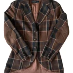 Featured thumbnail for Veston à carreaux preppy / équestre