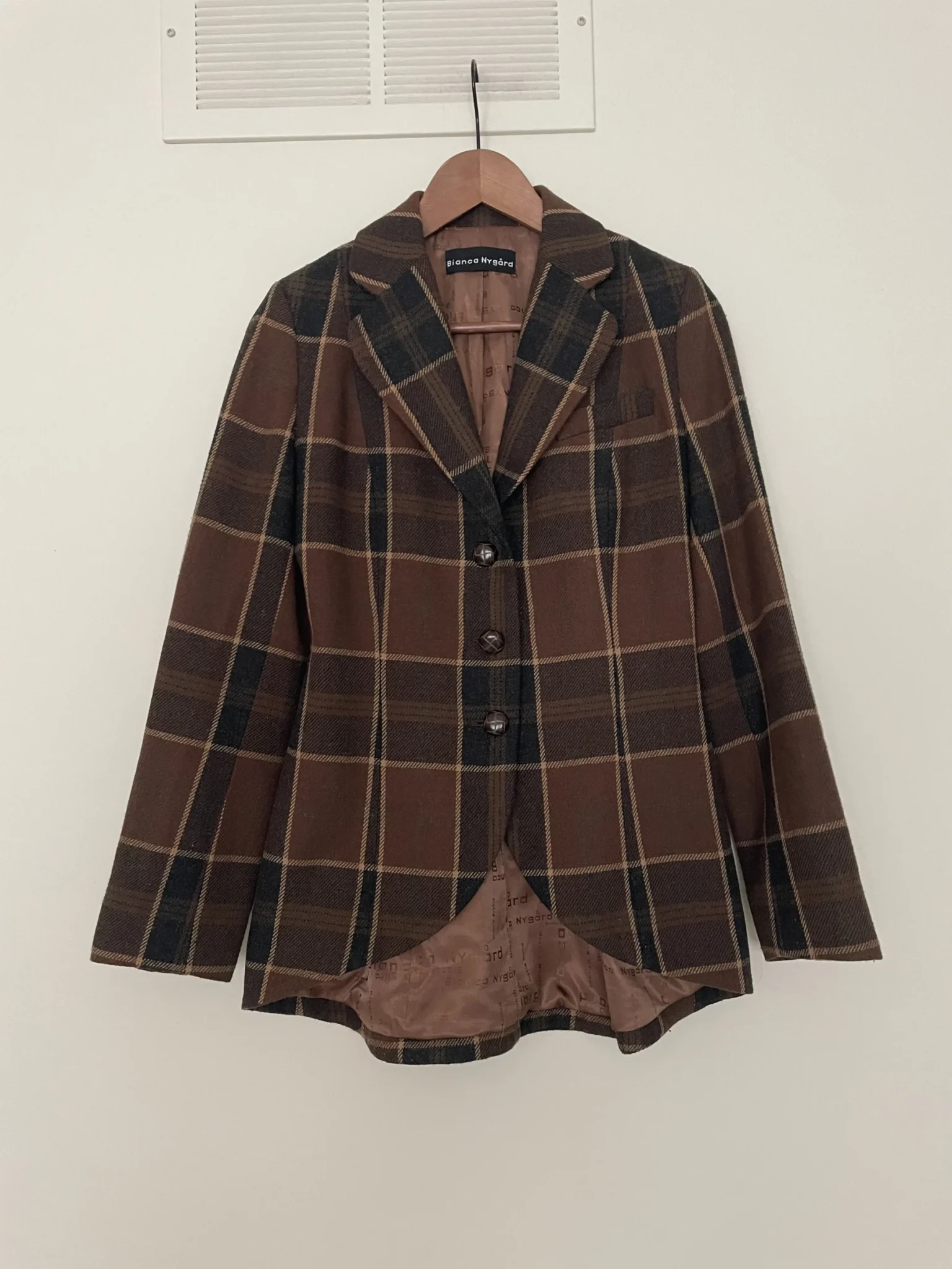 Image for Veston à carreaux preppy / équestre