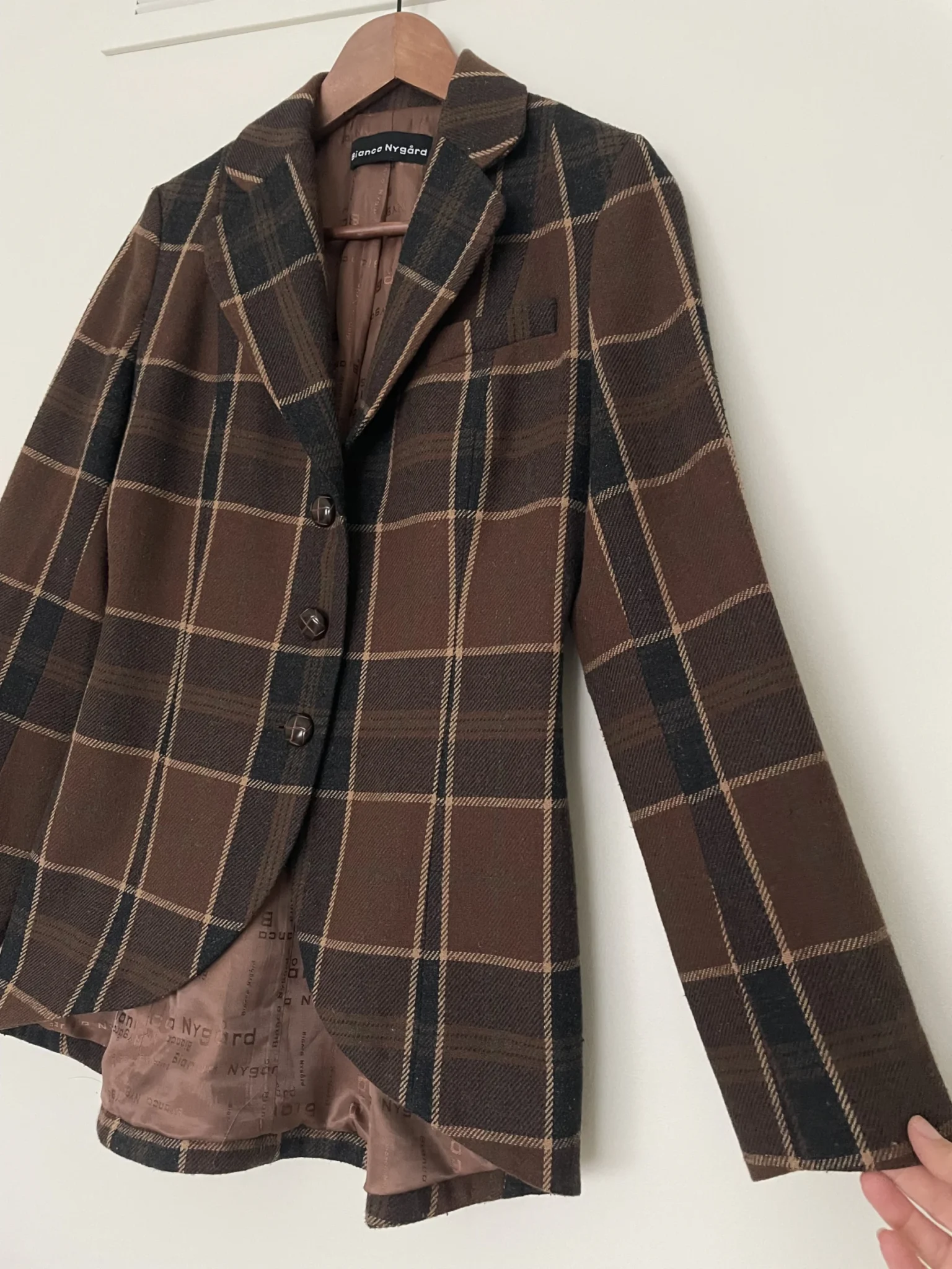 Image for Veston à carreaux preppy / équestre