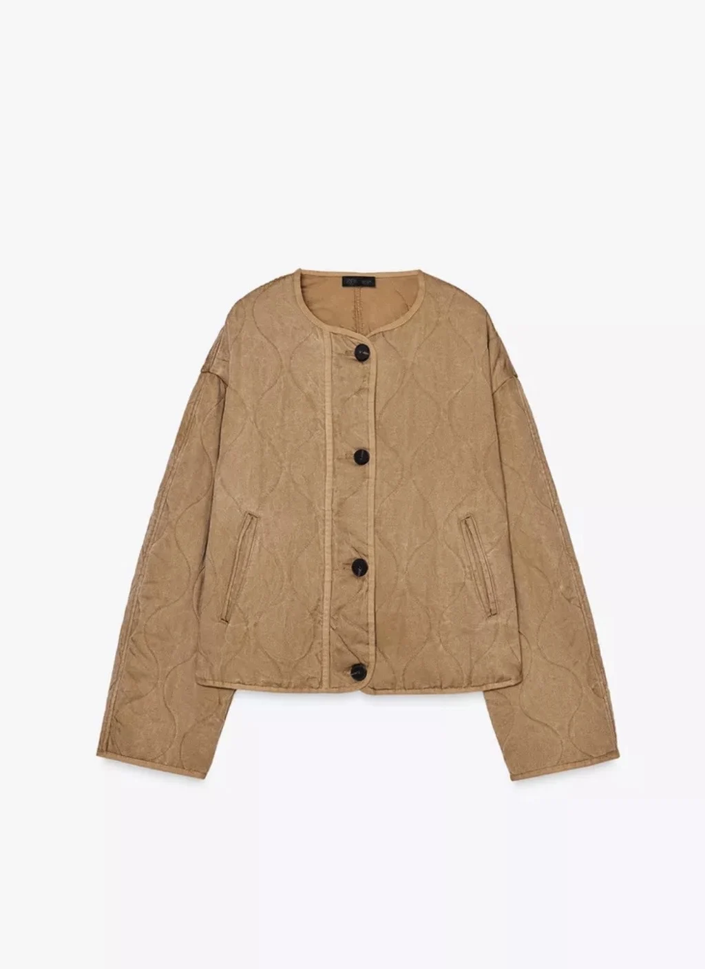 Zara quilted jacket – XS | Medium camel Zara seconde main
