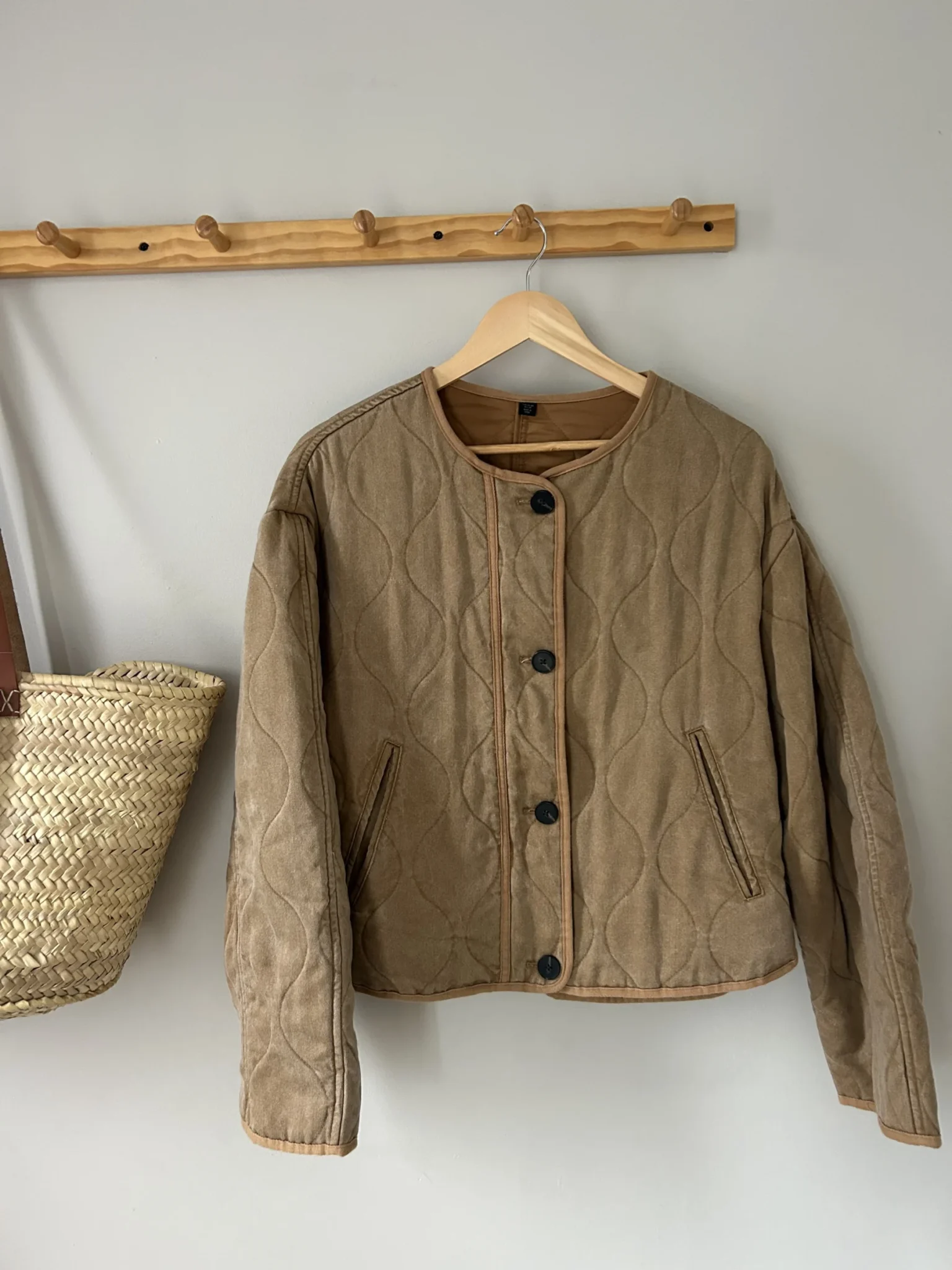 Image for Veste matelassée Zara – XS | Camel moyen