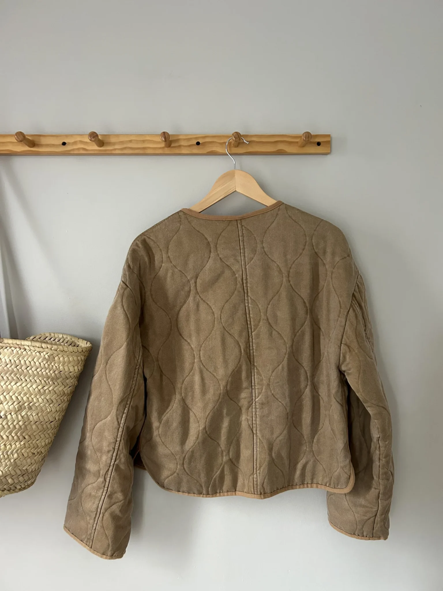 Image for Veste matelassée Zara – XS | Camel moyen