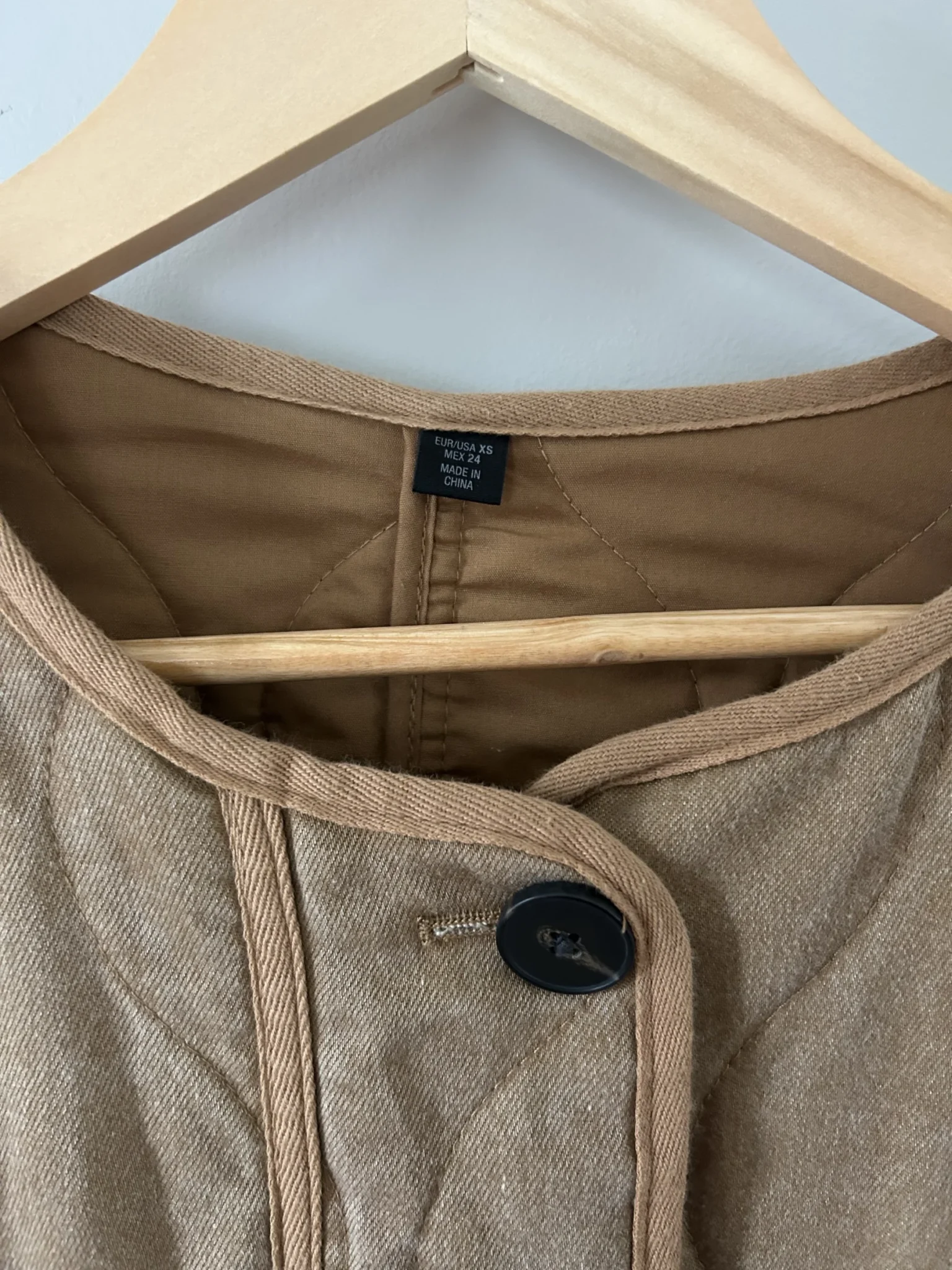 Image for Veste matelassée Zara – XS | Camel moyen