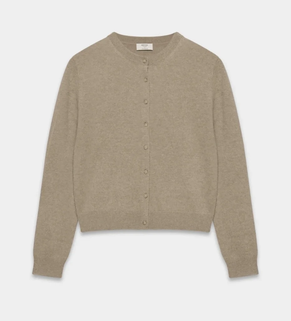 Featured image for Cardigan en cachemire - Aritzia | Nomad taupe XS