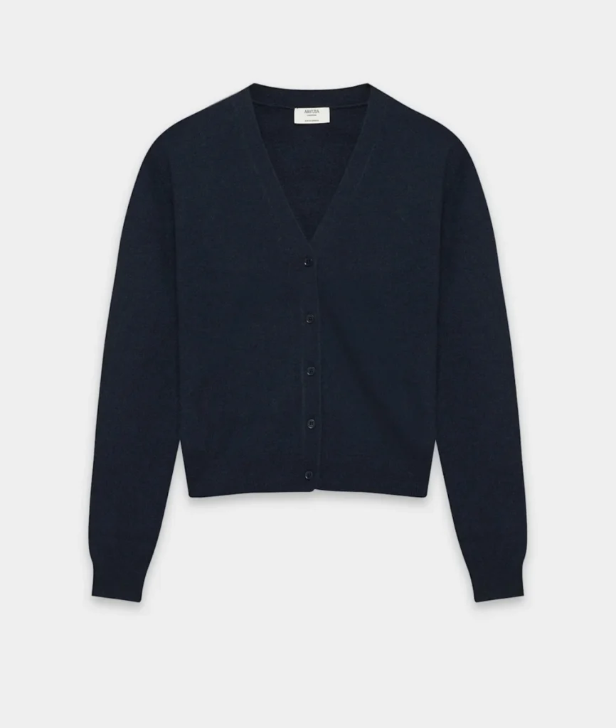 Featured image for Cardigan en cachemire - Aritzia | Marine XS