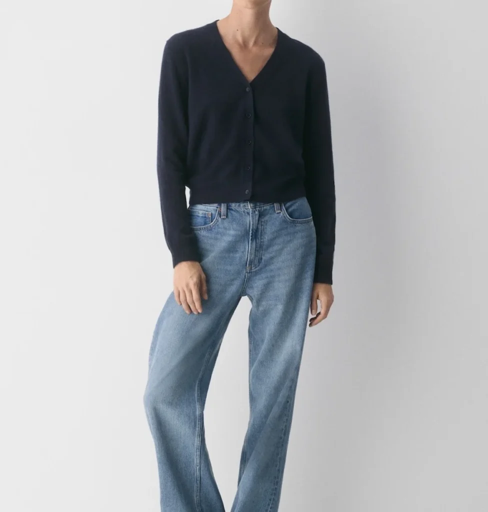 Image for Cardigan en cachemire - Aritzia | Marine XS