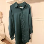 Featured thumbnail for Dynamite green satin dress