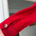 Thumbnail for Redstone vintage Y2K oversized red wool-blend overshirt